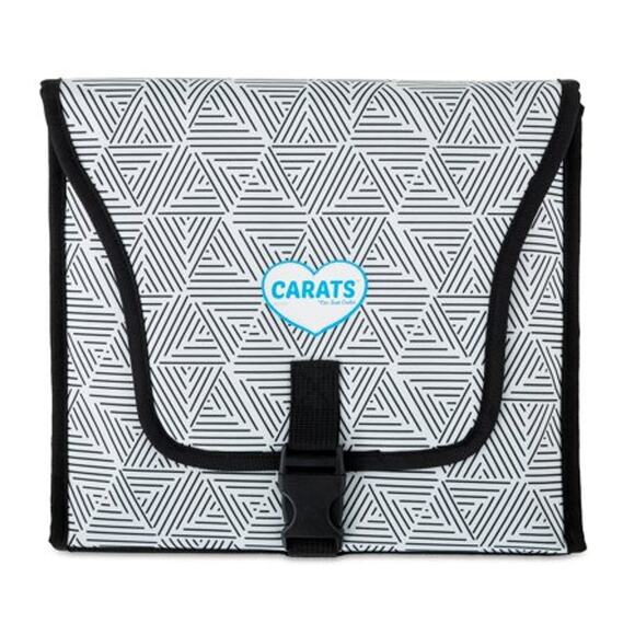 USED Cool Carats Car Seat Cooling Pad for Babies, Black  /White-OS - Picture 1 of 4